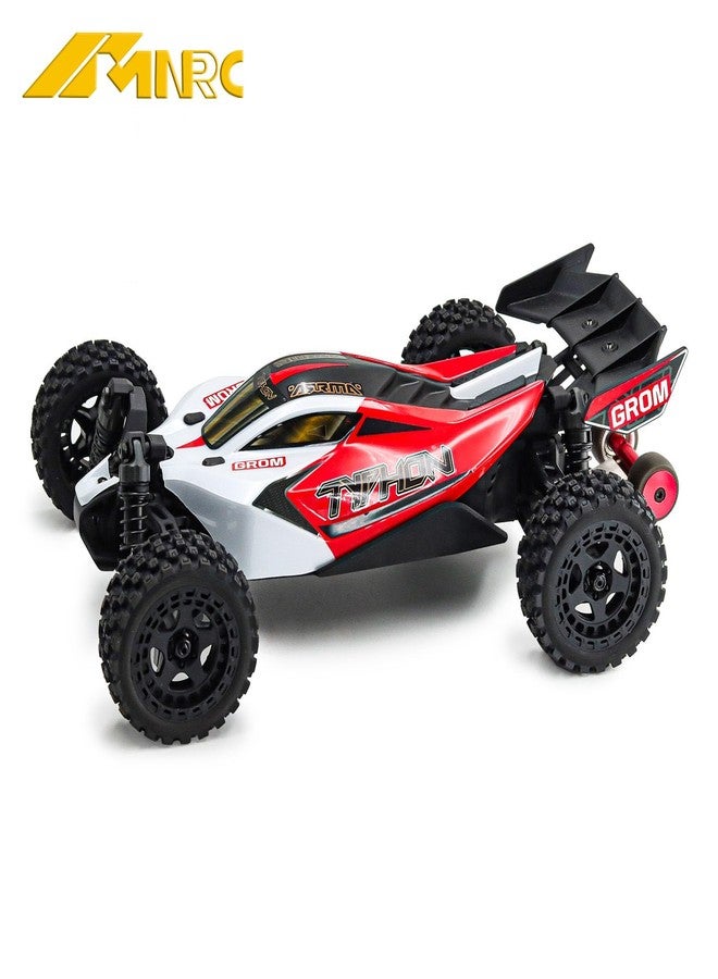 NMNRC Pre Glued Wheel and Tires Plastic Rim Rubber for 1/18 Typhon Grom 223S Series Upgrades Part Black - Image 3